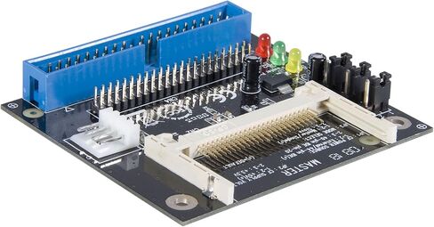 StarTech.com 40/44 Pin IDE إلى محول Flash SSD مدمج - IDE إلى قارئ بطاقات CF - محول CF إلى IDE (IDE2CF)، أسود (عبوة من 2) in Kuwait