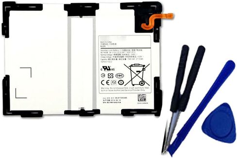 بطارية بديلة 3.8 فولت EB-BT595ABE من aowe متوافقة مع Galaxy Tab A2 10.5 SM-T590 SM-T595 SM-T597 مع أداة in Kuwait