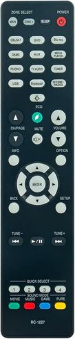 RC-1227 Remote Commander Replacement compatible with Denon AV Receiver AVR-X1500H AVR-X1700H AVR-S750H AVR-S740H AVR-X1500HOM AVR-X1600H DAB AVRX1500H AVRX1500HOM AVRX1600H AVRS750H AVRS740H AVRX1700H in Saudi Arabia