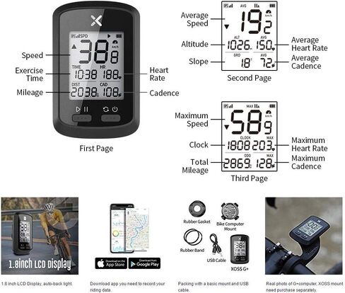 دراجة لاسلكي GPS عداد السرعة للماء دراجة طريق بلوتوث ANT+ مع أجهزة كمبيوتر ركوب الدراجات in Kuwait