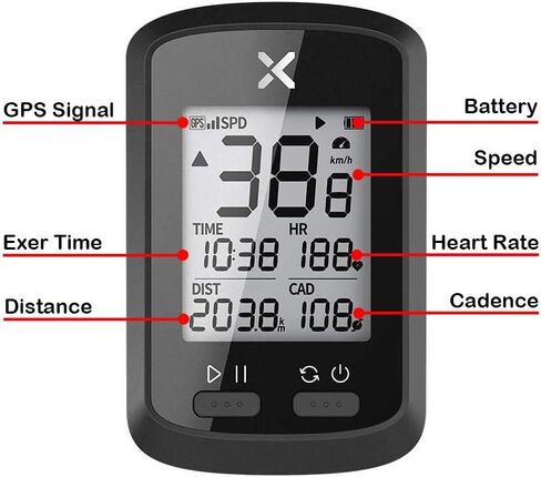 دراجة لاسلكي GPS عداد السرعة للماء دراجة طريق بلوتوث ANT+ مع أجهزة كمبيوتر ركوب الدراجات in Kuwait