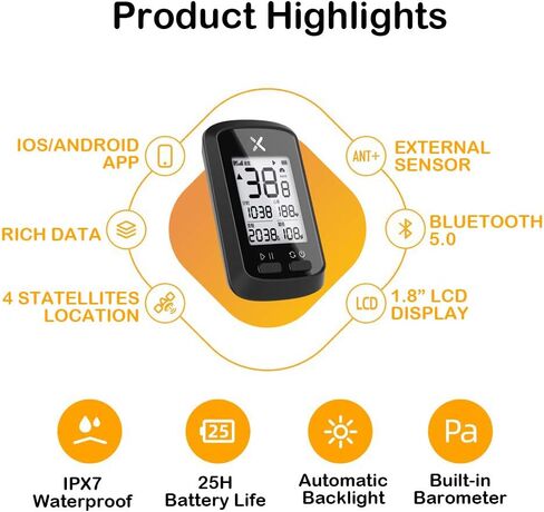 دراجة لاسلكي GPS عداد السرعة للماء دراجة طريق بلوتوث ANT+ مع أجهزة كمبيوتر ركوب الدراجات in Kuwait