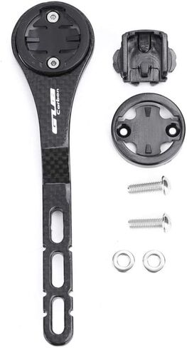 VGEBY Stem Extension Mount, Carbon Fiber Bike GPS Computer Handle Bar Out-Front Mount Bryton Out Front Mount in Saudi Arabia