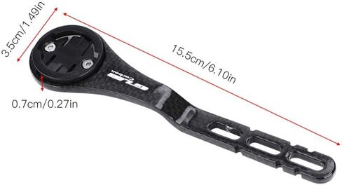 VGEBY Stem Extension Mount, Carbon Fiber Bike GPS Computer Handle Bar Out-Front Mount Bryton Out Front Mount in Saudi Arabia