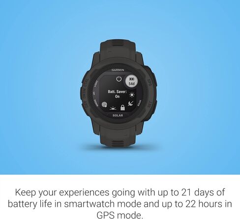 Garmin Instinct 2, dezl Edition, Rugged Trucking Smartwatch, Easy Break Planning, Compatible with the dezl OTR Navigator, Black in Saudi Arabia