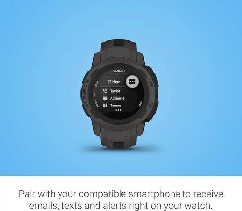 Garmin Instinct 2, dezl Edition, Rugged Trucking Smartwatch, Easy Break Planning, Compatible with the dezl OTR Navigator, Black in Saudi Arabia