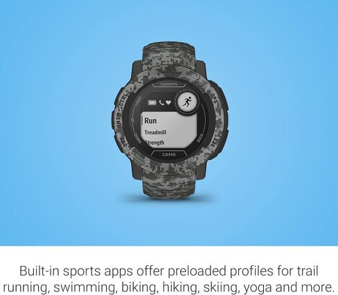 Garmin Instinct 2 Solar, Smaller-Sized Rugged Outdoor Watch with GPS, with Solar Charging Capabilities, Built for All Elements, Multi-GNSS Support, Tracback Routing and More, Graphite in Saudi Arabia