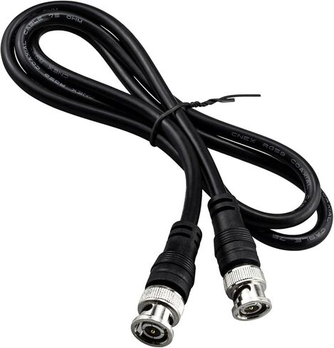 urcianow BNC ذكر إلى BNC ذكر RG59 كابل محوري 5.56FT RF SDI كابل 75Ohm خسارة منخفضة BNC ذكر تمديد كابل BNC كابل محوري لكاميرا مراقبة الفيديو نظام CCTV in Kuwait