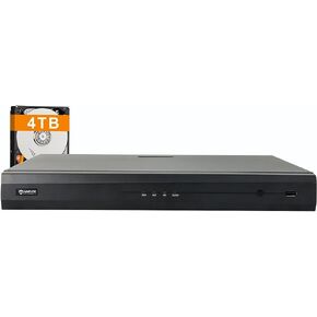 【فقط التوصيل والتشغيل مع كاميرا Anpviz U-Series】 مسجل فيديو شبكة 4K 16CH PoE NVR مثبت مسبقًا 4 تيرابايت HDD، 16 قناة H.265 NVR يدعم 8MP/6MP/5MP/4MP/3MP/1080P IP PoE لكاميرا 24/7 تسجيل in Kuwait