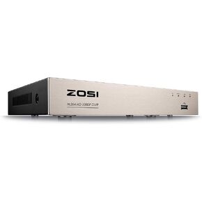 ZOSI 8 قنوات كاملة 1080 بكسل عالية الوضوح هجين 4 في 1 HD TVI DVR مسجل فيديو CCTV شبكة كشف الحركة لنظام كاميرا المراقبة الأمنية ومراقبة الهاتف المحمول والتسجيل في الوقت الحقيقي in Kuwait