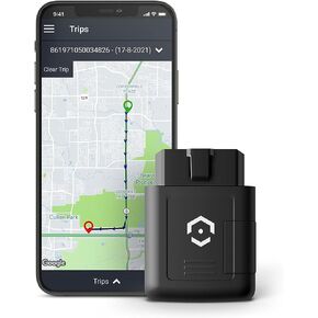 Amcrest GPS Tracker للمركبات - بدون عقود - تتبع في الوقت الحقيقي، سياج جغرافي، بيانات obd لمدة عام، تثبيت سهل التوصيل والتشغيل، تنبيهات وتقارير فورية، تتبع المركبات والأحباء، التنشيط مطلوب in Kuwait