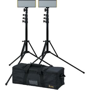 Ikan Onyx 120 Bi-Color Aluminum On Camera LED Light, Black (OYB120) in Kuwait