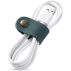 منظم الكابلات من جاك آند كريس، حافظة الكابلات، حامل USB منظم الكابلات، إدارة الكابلات، ربطة الكابل، حافظة سماعات الأذن، سماعة ملفوفة، غلاف سماعة الرأس، مشبك ربط لسماعة الهاتف، JC02-Brown-12 in Kuwait