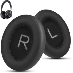 Wzsipod Premium Replacement Earpads for Bose 700 Noise Cancelling Headphones, Bose NC 700 Ear Pads Cushion Replacement with Softer PU Leather, High-Density Memory Foam, Upgrade Sound Quality (Black) in Kuwait