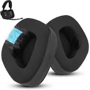 Frozen Replacement Ear Pads for Corsair Void Pro Wireless/Wired Gaming Headsets, Compatible with Corsair Void Elite PC Headset, Earpad with Soft Clothes & High-Density Memory Foam