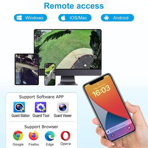 【Only Plug & Play with Anpviz U-Series Camera】 4K 16CH PoE NVR Network Video Recorder Pre-Installed 4TB HDD, 16 Channel H.265 NVR Support 8MP/6MP/5MP/4MP/3MP/1080P IP PoE Camera for 24/7 Recording in Saudi Arabia