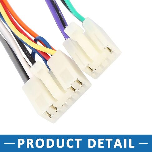 A ABSOPRO Car CD Player Wiring Harness Radio Adapter for Toyota Corolla 1987-2017 Plastic White in Saudi Arabia