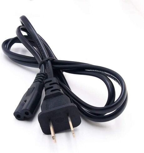 NTQinParts Replacement 2Prong AC Power Cord Cable for Klipsch Cinema 600 Sound Bar 3.1 Home Theater System 1068777 in Saudi Arabia