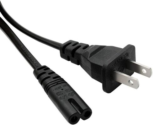 NTQinParts Replacement 2Prong AC Power Cord Cable for Klipsch Cinema 600 Sound Bar 3.1 Home Theater System 1068777 in Saudi Arabia