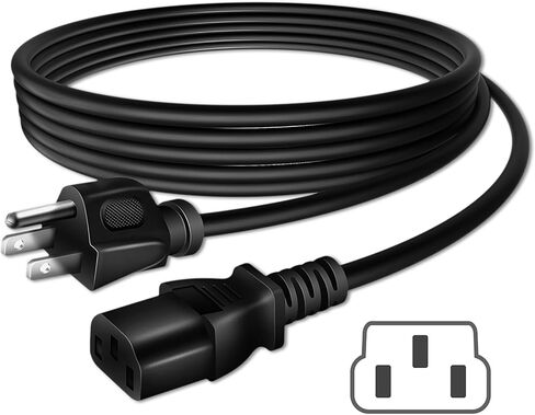 PKPOWER 6ft AC Power Cord Cable for HP EliteDisplay E233 23" Computer TV Monitor in Kuwait