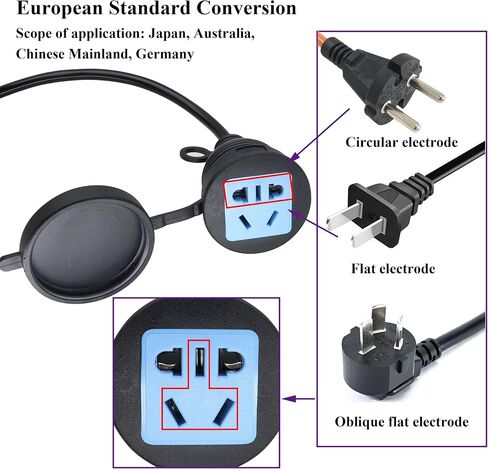(2 pack) IEC320 C14 to 2 x C13 Y Splitter AC Power Plug Extension Cable,10A 125A Dual C13 to C14 PDU Style Computer AC Power Cord for Computer LED HDTV Monitor&Scanner (0.3m/1ft)(C14 to 2xC13) in Kuwait