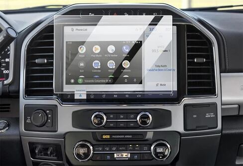 واقي شاشة Ninetenatg لشاشة لمس Ford F 150 مقاس 12 بوصة 2021-2023، خالي من الفقاعات/مضاد للخدش/9H صلابة من الزجاج المقوى لإصدار F150 2021-2023 in Kuwait