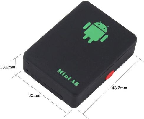 جهاز تتبع SPYCENT صغير جدًا بنظام تحديد المواقع LBS A8 للأطفال الأكبر سنًا وبطاقة SIM تنشيط وظيفة معاودة الاتصال على التحكم الصوتي السهل عن طريق أمر الرسائل القصيرة in Saudi Arabia