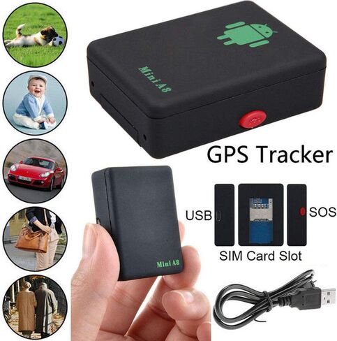 جهاز تتبع SPYCENT صغير جدًا بنظام تحديد المواقع LBS A8 للأطفال الأكبر سنًا وبطاقة SIM تنشيط وظيفة معاودة الاتصال على التحكم الصوتي السهل عن طريق أمر الرسائل القصيرة in Saudi Arabia
