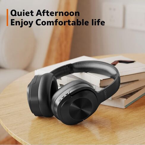 Active Noise Cancelling Headphones,Wireless Bluetooth Headphones Built-in Mic 40 Hours Playtime Wireless Noise Cancelling Headphone 3D Low Bass Tone Fast Charge in Saudi Arabia