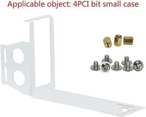 Ywengouy DIY بطاقات الرسومات المعدنية ذات الدعامة العمودية Riser PCI Express Stent Mount Stand in Saudi Arabia