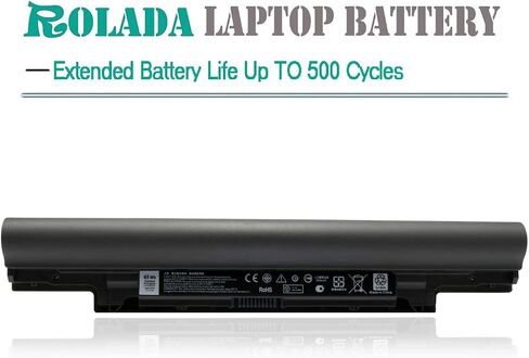 استبدال بطارية الكمبيوتر المحمول ROLADA YFDF9 5MTD8 لسلسلة Dell Latitude 3340 3350، V131 2؛ بطاريات الكمبيوتر المحمول JR6XC YFOF9 - 11.1 فولت 65 وات في الساعة in Saudi Arabia