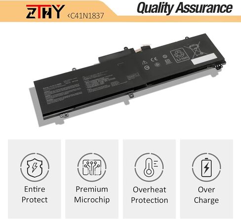 New C41N1837 Battery Replacement for ASUS Rog Zephyrus GA502 GA502D GA502DU GA502GU GA502IV GU502 GU502DU GU502GV GU502LU GU502LW GU502LV GX502GV GX502GW GU532 GX532 GU532GU GU532GV GX532GV GX532GW in Saudi Arabia
