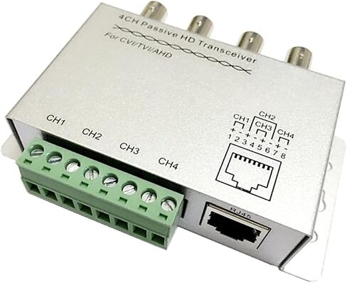 BeElion UTP 4 Channel 720P 1080P CVI/TVI/AHD Passive HD Transceiver,BNC to Cat5/5E/6 RJ45(T568B) UTP Cable Converter for CCTV Camera System in Saudi Arabia