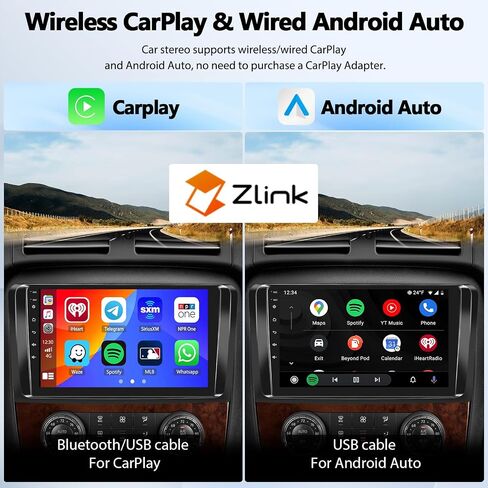 2G+32G Android 11 Car Stereo for Mercedes Benz GL ML Class W164 ML280 ML350 ML500 X164 GL320 GL350 GL450 2005-2011 with Apple CarPlay Android Auto Mirror Link GPS Navigation Bluetooth FM Radio WiFi in Saudi Arabia
