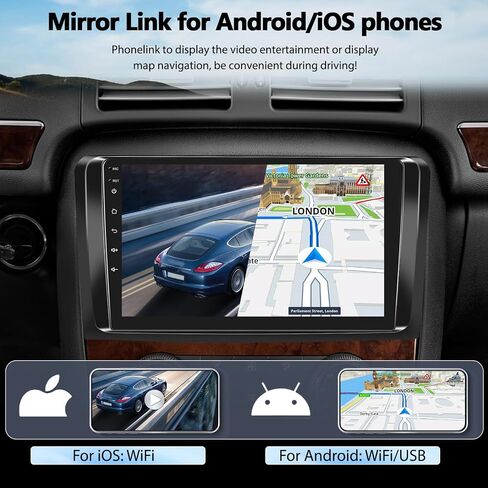 2G+32G Android 11 Car Stereo for Mercedes Benz GL ML Class W164 ML280 ML350 ML500 X164 GL320 GL350 GL450 2005-2011 with Apple CarPlay Android Auto Mirror Link GPS Navigation Bluetooth FM Radio WiFi in Saudi Arabia