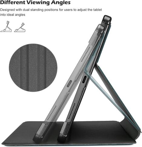 ProCase for Lenovo Tab P11 Pro Gen 2 Case 11.2" 2022, Slim Stand Folio Protective Hard Shell Shockproof Cover for Lenovo Tab P11 Pro 2nd Generation 11.2 inch (TB132FU) -Black in Kuwait