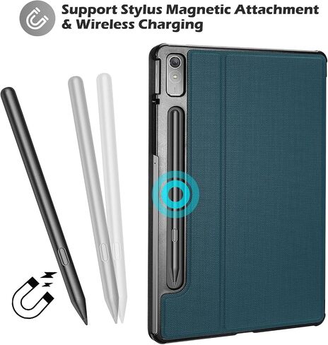 ProCase for Lenovo Tab P11 Pro Gen 2 Case 11.2" 2022, Slim Stand Folio Protective Hard Shell Shockproof Cover for Lenovo Tab P11 Pro 2nd Generation 11.2 inch (TB132FU) -Black in Kuwait