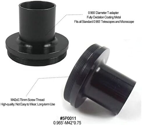 Microscope Adapter Camera Adapter T Ring Interface for Telescope Microscope Microscope Accessories (Color : 5P0011) in Saudi Arabia