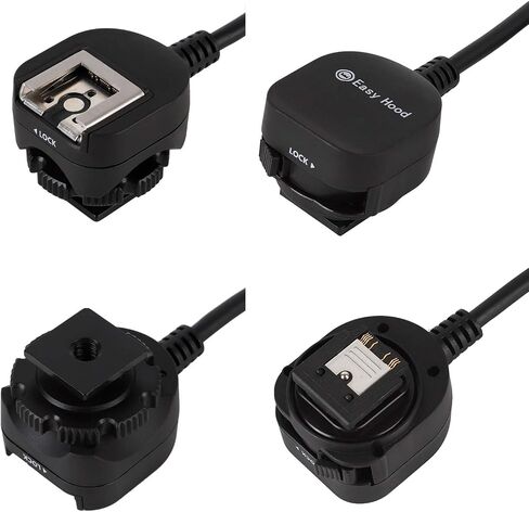 Easy Hood 1.6ft TTL Off-Camera Flash Speedlite Sync Cord for Sony A7R IV A7II A7III A7RII A7RIII A7SII A7 A7R A7S A6600 A6100 A6500 A6400 A6300 Camera with Multi Interface MI Shoe in Saudi Arabia