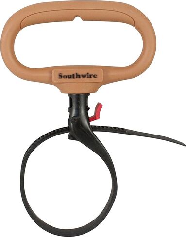 رابطة مشبك قابل للتعديل بقوة التحمل من Southwire CLPT03 مقاس 7.62 سم مع مقبض دوار، كابل بسحاب قابل لإعادة الاستخدام، بني in Saudi Arabia