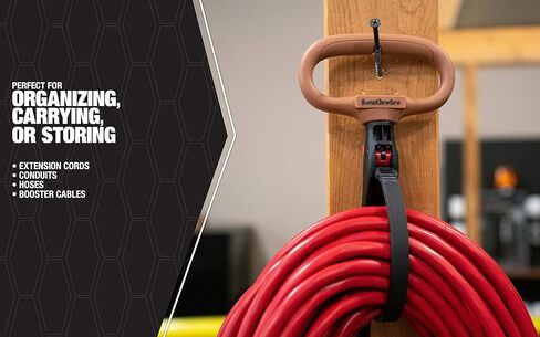 رابطة مشبك قابل للتعديل بقوة التحمل من Southwire CLPT03 مقاس 7.62 سم مع مقبض دوار، كابل بسحاب قابل لإعادة الاستخدام، بني in Saudi Arabia