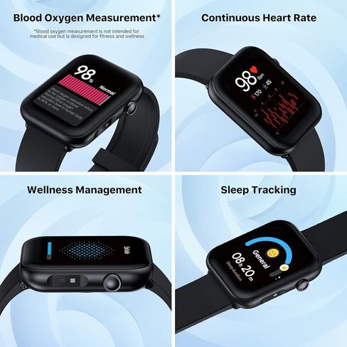 Ticwatch GTH Pro Smartwatch Arty Heart Health and Dual Sensor Technology 5ATM Waterproof GPS Fitness Tracker with Heart Rate & Sleep Monitor Blood Oxygen for Men Women iOS/Android Compatible in Kuwait