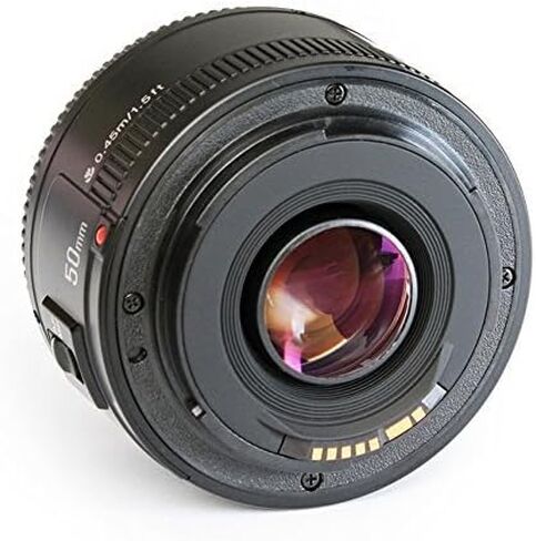 YONGNUO YN50mm F1.8 Lens AF/MF Standard Prime Lens for Canon EOS Rebel Camera + EACHSHOT Lens Bag in Saudi Arabia