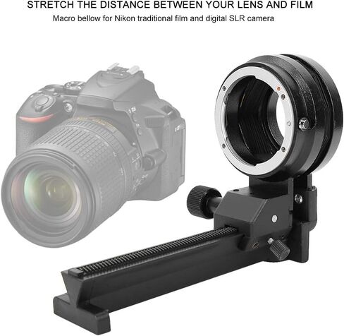 Taidda Macro Bellow, Portable Macro Close Up Bellows for F Mount Lens D2Xs D2Hs D2X D2H D1X D1H D7100 for Traditional Film and Digital SLR Cameras in Saudi Arabia