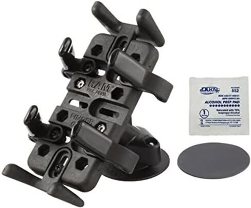 حوامل ذاكرة الوصول العشوائي (RAP-SB-178-UN4U) قاعدة تثبيت مرنة لاصقة مع حامل هاتف/راديو بمقبض إصبع عالمي in Kuwait