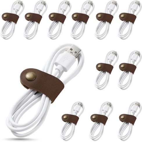 Jack&Chris Cable Organizer, Cable Keeper, Cable Organizer USB Holder, Cable Management, Cable Tie, Earbud Case, Wrap Headset, Headset Wrapper, Phone Headset Clip Tie, JC02-Blue in Kuwait