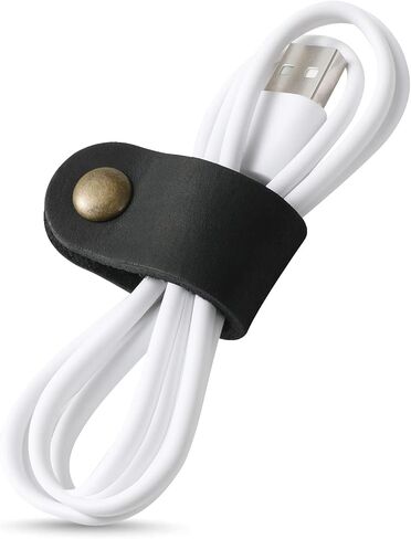 Jack&Chris Cable Organizer, Cable Keeper, Cable Organizer USB Holder, Cable Management, Cable Tie, Earbud Case, Wrap Headset, Headset Wrapper, Phone Headset Clip Tie, JC02-Blue in Kuwait