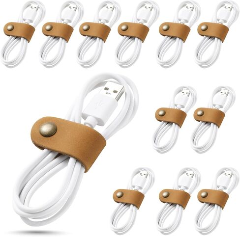 Jack&Chris Cable Organizer, Cable Keeper, Cable Organizer USB Holder, Cable Management, Cable Tie, Earbud Case, Wrap Headset, Headset Wrapper, Phone Headset Clip Tie, JC02-Blue in Kuwait