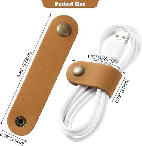Jack&Chris Cable Organizer, Cable Keeper, Cable Organizer USB Holder, Cable Management, Cable Tie, Earbud Case, Wrap Headset, Headset Wrapper, Phone Headset Clip Tie, JC02-Blue in Kuwait