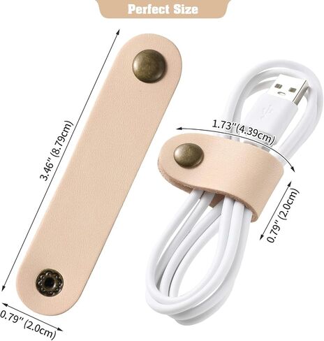 Jack&Chris Cable Organizer, Cable Keeper, Cable Organizer USB Holder, Cable Management, Cable Tie, Earbud Case, Wrap Headset, Headset Wrapper, Phone Headset Clip Tie, JC02-Blue in Kuwait